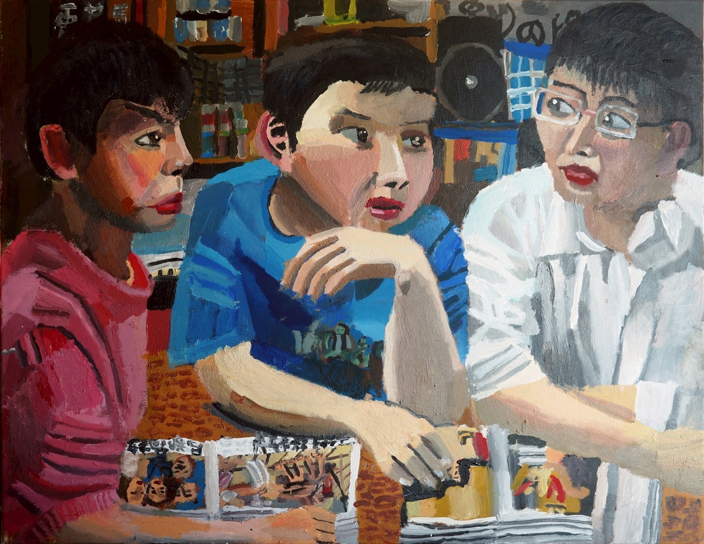 三個藝術研究者